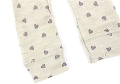 Name It pure cashmere hjerter legging merinould